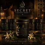 Gamme Secret ArganDrip avec Savon Noir à la Fleur d'Oranger Secret Bloom au premier plan