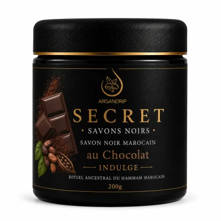 Savon Noir au Chocolat Secret Indulge ArganDrip 200g