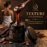 Texture gourmande du Savon Noir au Chocolat Secret Indulge ArganDrip