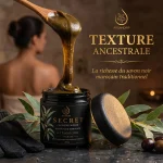 Texture riche du Savon Noir à l'Eucalyptus Secret Purify ArganDrip