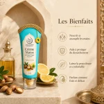 Bienfaits de la Crème Mains Velours Zeste à l’huile d’argan et citron