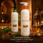 Gamme Satin ArganDrip — crème capillaire argan et miel Satin Nectar