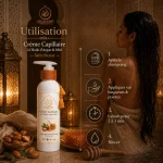 Utilisation de la crème capillaire argan et miel ArganDrip sur les longueurs et pointes