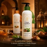Gamme Satin ArganDrip — crème capillaire argan et thé vert Satin Tonique