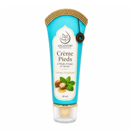 Crème Pieds à l’Huile d’Argan et Menthe Velours Fraîcheur 60 ml