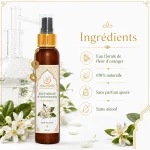 Eau florale de fleur d’oranger 100% naturelle ArganDrip sans alcool ni parfum ajouté