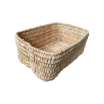 Panier de joncs (Smar) tressés à la main