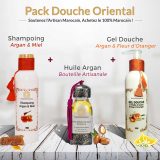 Pack-Douche-Oriental-Argan,-Miel-&-fleur-d'Oranger Pack Douche Oriental Argan, Miel & fleur d'Oranger