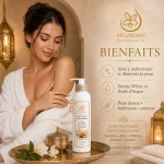 Lait éclaircissant Soie Satin ArganDrip — teint unifié taches atténuées et peau lumineuse