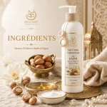 Lait éclaircissant Soie Satin ArganDrip — Derma White et huile d’argan pour une peau plus uniforme