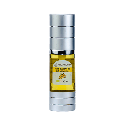 Huile D’argan Cosmétique Bio | Bouteille Plastique Airless 30 ml ArganDrip