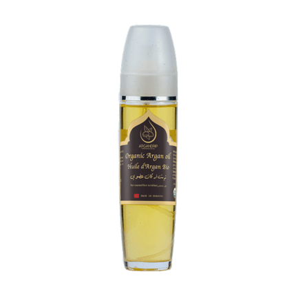 Huile d’Argan Cosmétique Bio 100 ml – Flacon Oeuf en Verre Élégant