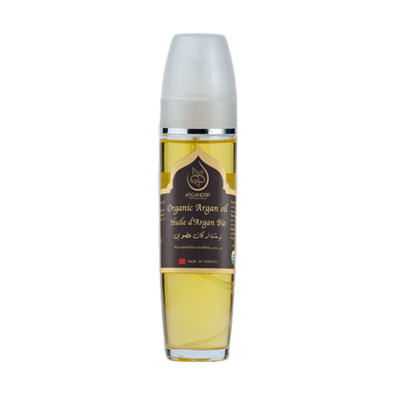 Huile d’Argan Cosmétique Bio 100 ml – Flacon Oeuf en Verre Élégant