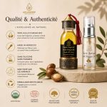 Huile d’argan bio certifiée ArganDrip origine Maroc sans silicone